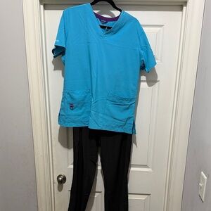 Carhartt Teal Garment with Purple Accent